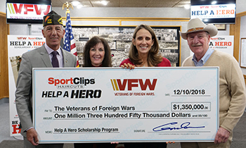 Sport Clips Just Donated $1.35 Million to the VFW