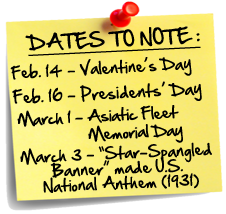 Dates to Note