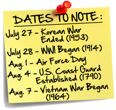 Dates to Note